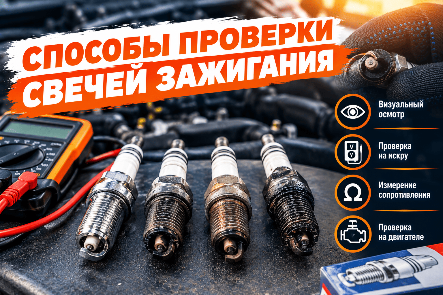 Способы проверки свечей зажигания