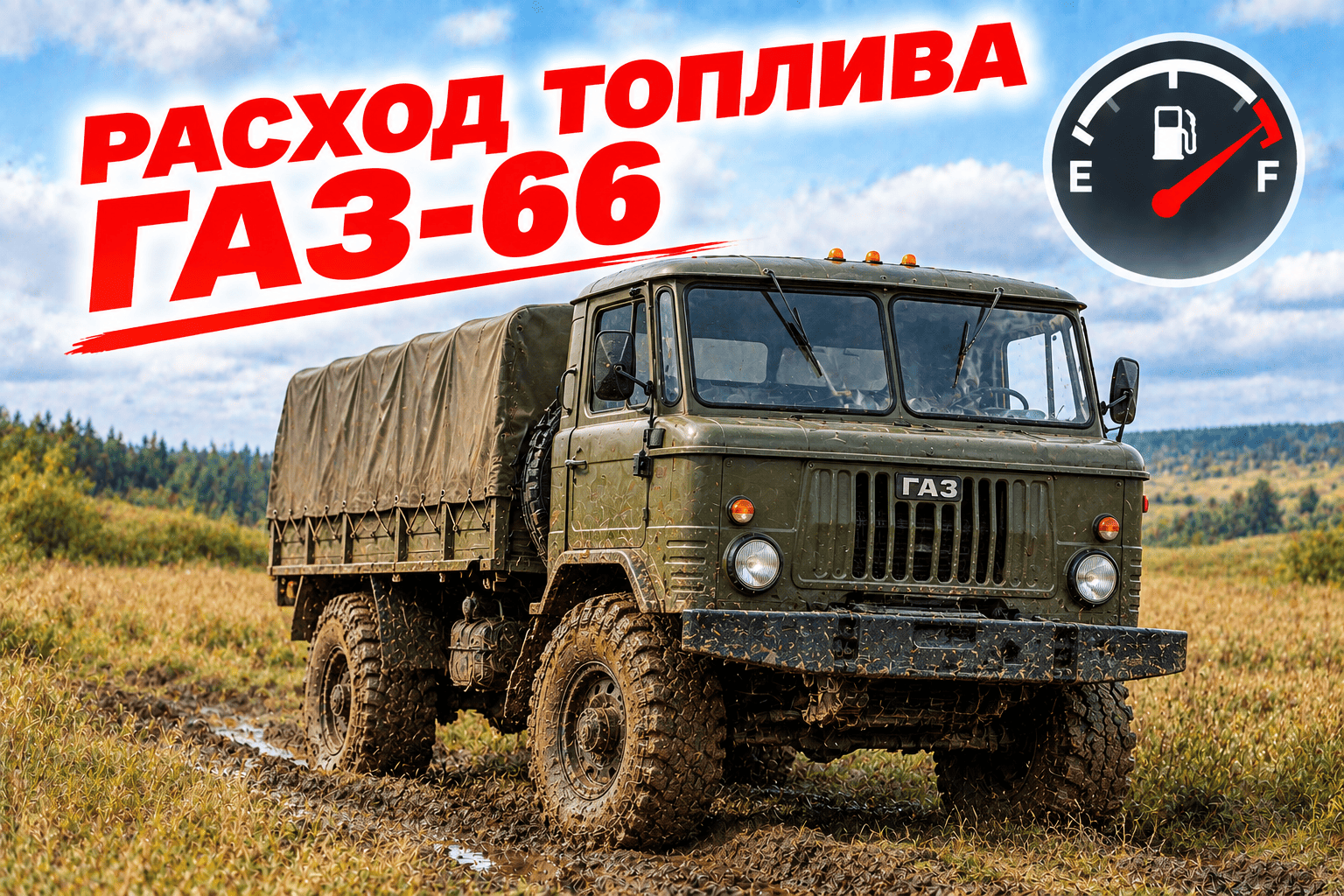 Каков реальный расход топлива ГАЗ-66