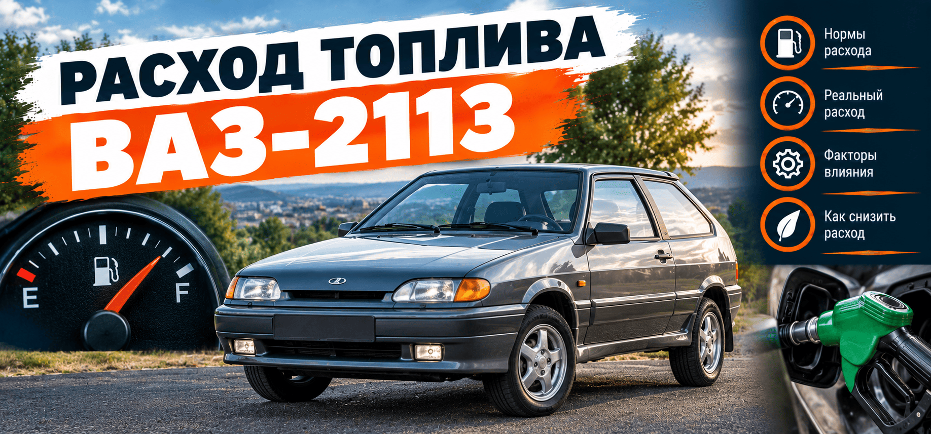 Расход топлива ВАЗ-2113
