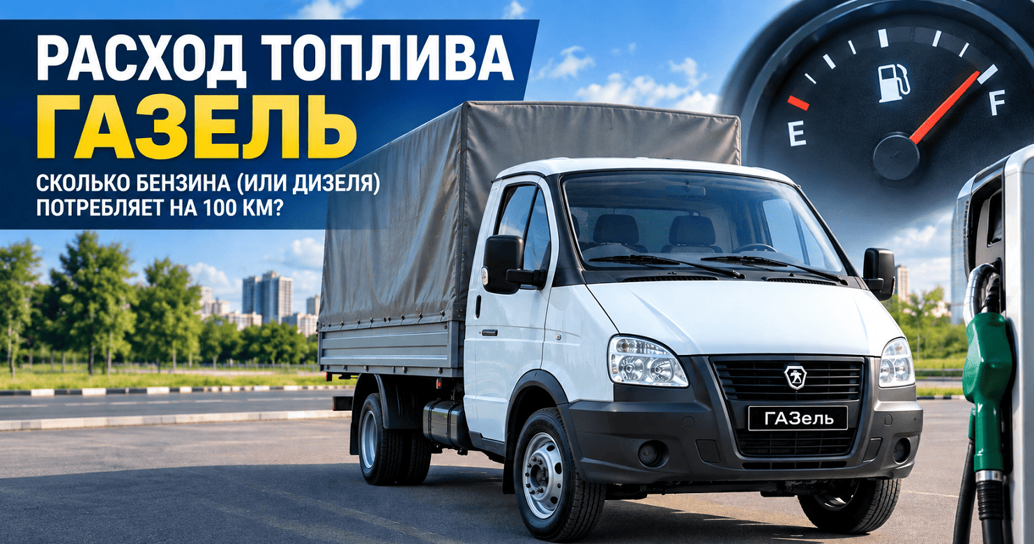 Заводской и реальный расход топлива Газели