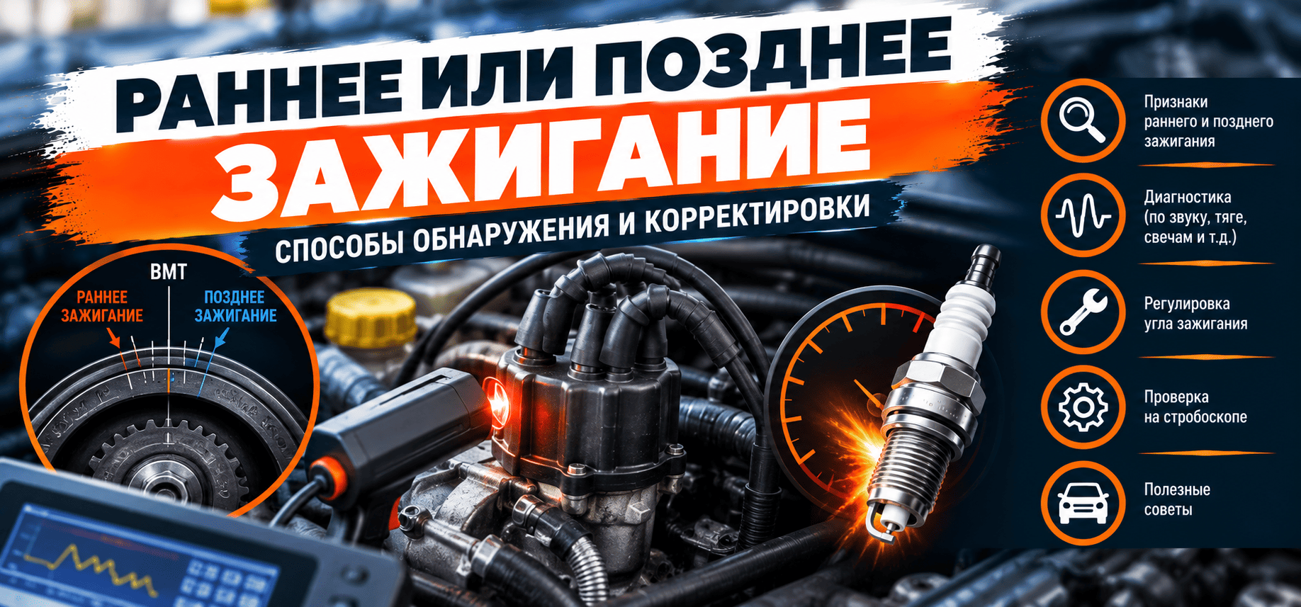 Раннее или позднее зажигание