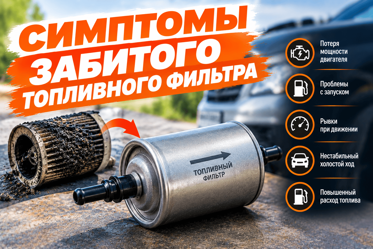 Замена бензонасоса